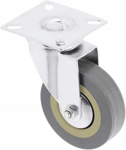 KÓŁKA MEBLOWE OBROTOWE GUMOWE CICHE KOŁA ŁOŻYSKOWANE ZESTAW 4 KÓŁEK na Arena.pl