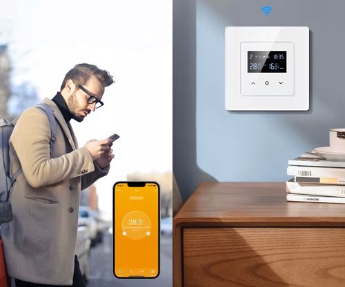 Inteligentny Termostat Zwierny Piec Bojler 3A Biały ZigBee TUYA PSMART na Arena.pl