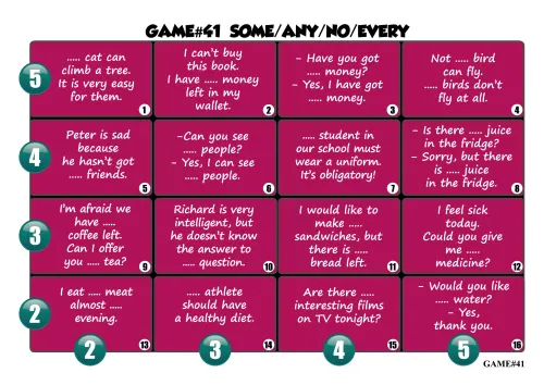 Karty językowe Angielski. Fun Grammar Board Games, poziom A2/B1 na Arena.pl