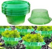 Obroża przeciw ślimakom pierścień ochronny 24cm zestaw 12 sztuk zielony