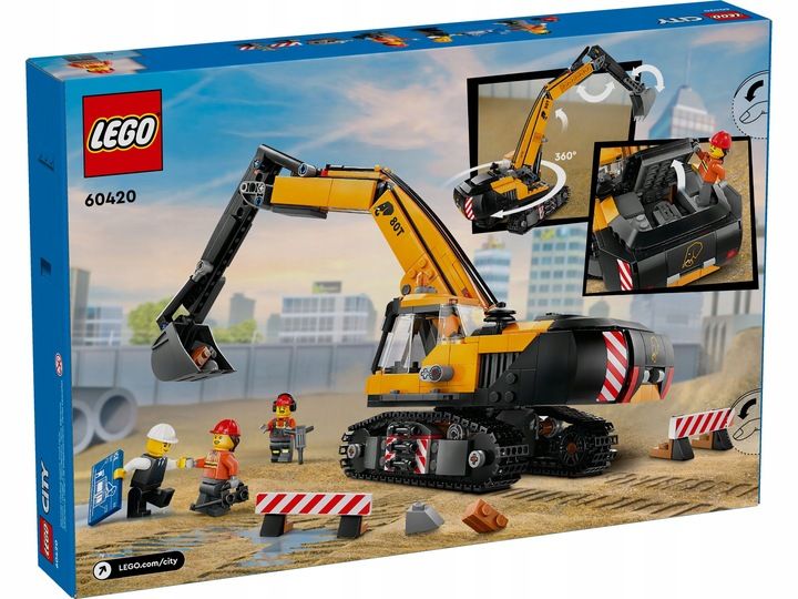 LEGO City 60420 Żółta koparka zdjęcie 6