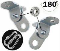 Uchwyt do huśtawki ŁOŻYSKOWANY mocowanie HAKI OCYNK