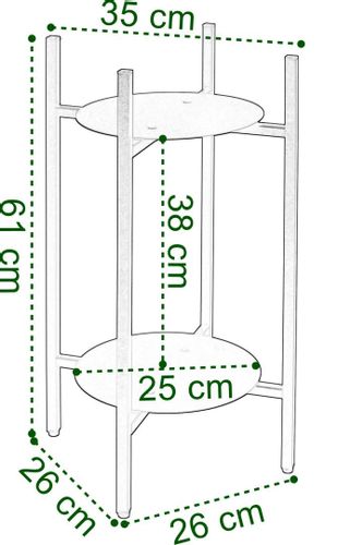 Kwietnik metalowy loftowy SAMIR RUSTIC na Arena.pl