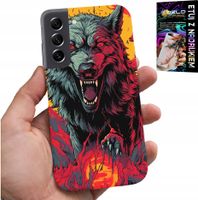 ETUI DO SAMSUNG GALAXY S22 - WILK WILKI WATAHA SUPER WZORY CASE + SZKŁO