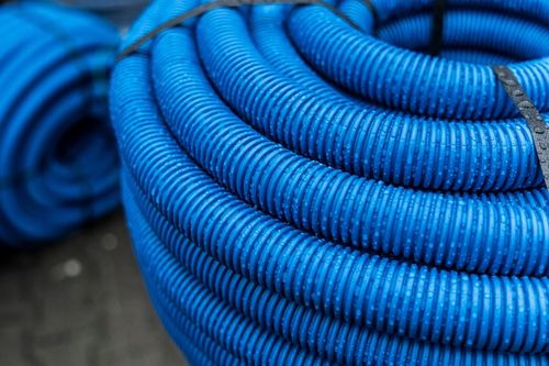 RURA KARBOWANA AROT 40mm 50m PESZEL DO ZIEMI Z PILOTEM NIEBIESKA DVR RDG na Arena.pl