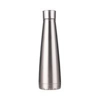 Bidon - butelka piramida na napoje 420 ml - srebrna