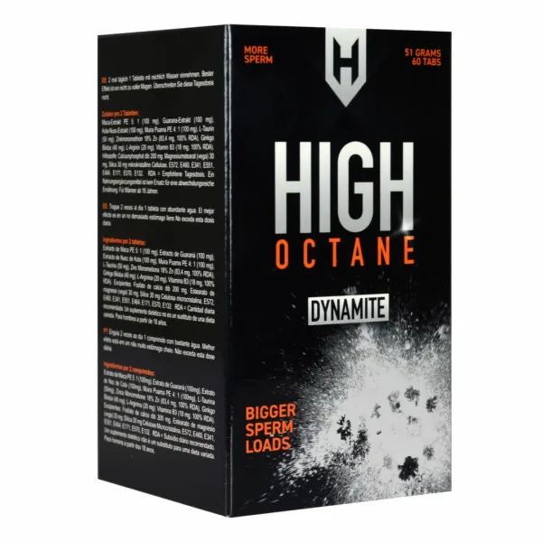 high octane dynamite - suplement dla panow 60 tabletek, naturalne zdjęcie 2