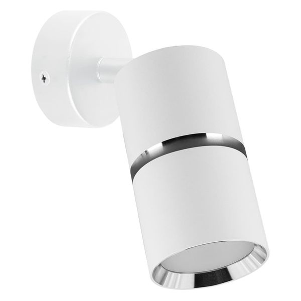 Oprawa ścienna DIOR SPT 4259 Ideus regulowana spot chrom biała zdjęcie 1