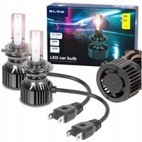 2x żarówka samochodowa LED H7 12-24V 30W HQ CANBUS 6500K 3800LM +300%