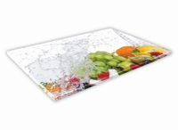 SZKLANA DESKA KUCHENNA 40x30 20b Owoce