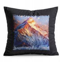 PODUSZKA CZARNA PREZENT - MT EVEREST PIĘKNE WIDOKI KRAJOBRAZ