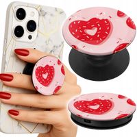 Uchwyt do telefonu Popsocket na palce/stojak KOBIECE MODNE WZORY XOXO SERCE