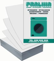 Ulotki A4 reklamowe firmowe 1000szt wiele rożnych wzorów PRALNIA