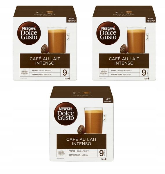 NESCAFE DOLCE GUSTO CAFE AU LAIT INTENSO 3x16 zdjęcie 1