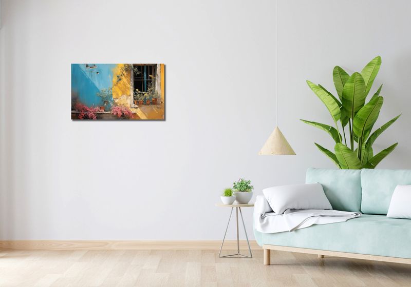 Obraz 70x40cm Słoneczna Ulica zdjęcie 2
