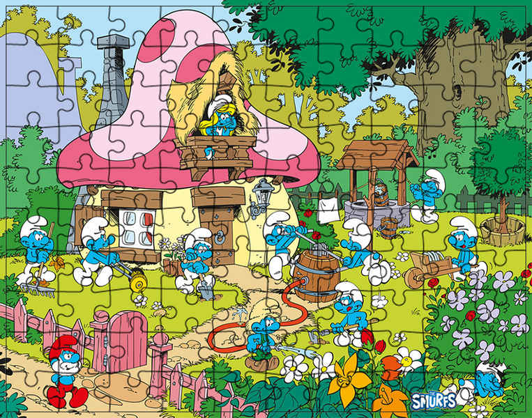 Puzzle Smerfy zdjęcie 1