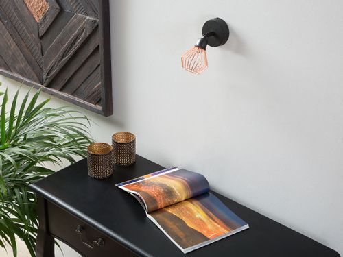 Zestaw 2 lamp ściennych miedziany VOLGA na Arena.pl