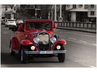 OBRAZ SAMOCHÓD VINTAGE PRAGA STARE MIASTO