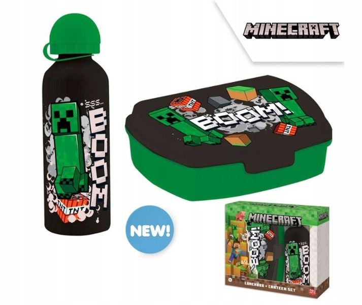 Bidon + Śniadaniówka MINECRAFT Zestaw zdjęcie 4