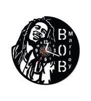 Zegar ścienny z płyty winylowej Bob Marley 15.7