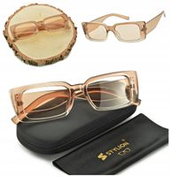 Męskie Okulary Przeciwsłoneczne PROSTOKĄTNE UV400