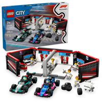 LEGO F1 Garaż i bolidy Mercedes-AMG i Alpine 60444