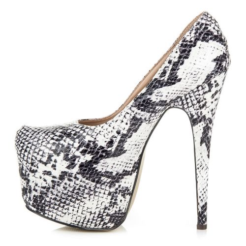 Szpilki Na Platformie Snake Print r.38 na Arena.pl