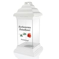 ZNICZ z GRAWEREM  KAPLICZKA dedykacja na DZIEŃ BABCI DZIADKA