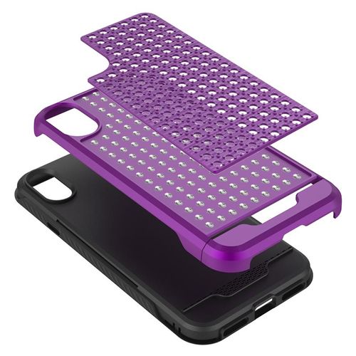 Etui do iPhone X (Purple/Black) na Arena.pl