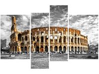 130CM 85 OBRAZ 4 ELEM MAJESTATYCZNE KOLOSEUM ŚCIENNY