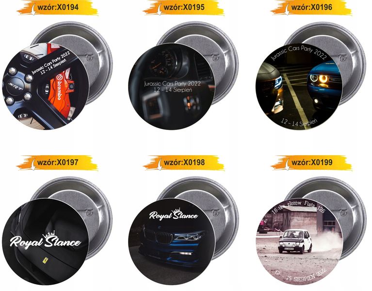 Przypinki buttony ROYAL STANCE SUPER JAKOŚĆ zdjęcie 3