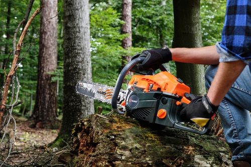 PROWADNICA DO PIŁY SPALINOWEJ PILARKI 14" 35CM + 2X ŁAŃCUCH 3/8" WUBER na Arena.pl