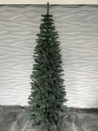 CHOINKA SZTUCZNA JODŁA SREBRNA SMUKŁA 180CM WĄSKA W SZPIC SLIM SILVER na Arena.pl