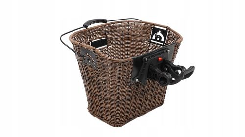 Kosz rowerowy przedni Goetze KR-01 ciemnobrązowy na Arena.pl