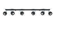 Spot LAMPA sufitowa SL.0448 reflektorowa OPRAWA listwa kule balls czarne
