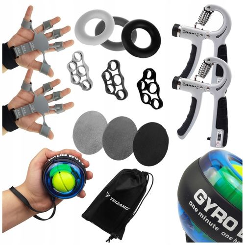 14w1 Zestaw DO ĆWICZENIA i TRENINGU PRZEDRAMION RĄK DŁONI CHWYTU POWERBALL na Arena.pl