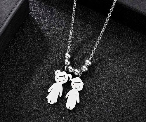 Naszyjnik Stal Chirurgiczna Dzieci Srebrny 316L na Arena.pl