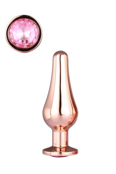 Gleaming Love Rose Gold Pleasure Plug S zdjęcie 2