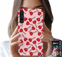 ETUI DO SAMSUNG A50 / A30S - KOBIECE, MODNE WZORY LIZAKI W SERCA CASE
