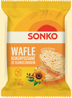 Sonko Wafle kukurydziane z pestkami słonecznika 35 g