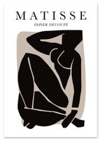 Plakat henri matisse czarna postać 61x91 cm