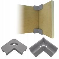 2x UCHWYT STOLARSKI KĄTOWY 180° + 2x UCHWYT STOLARSKI NAROŻNY 90° TYPU T L