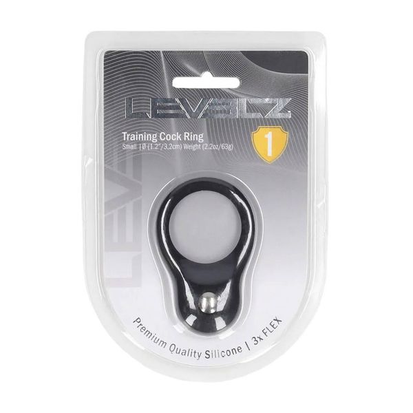 Silicone Training Cockring - S - Black zdjęcie 2