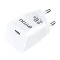 BWOO ładowarka sieciowa PD CDA155 USB-C 20W biała
