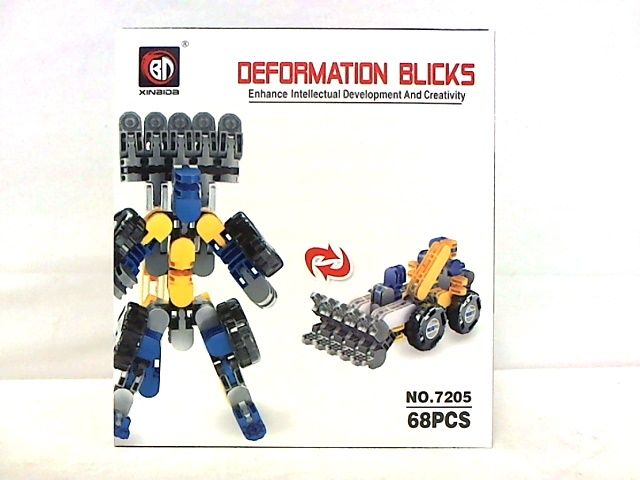 Klocki deformation 68 części HKM04 zdjęcie 1