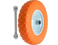 KOŁO PEŁNE DO TACZKI 4.80/4,00-8 TACZEK + OŚ