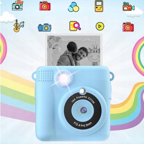 APARAT FOTOGRAFICZNY DLA DZIECI CYFROWY NATYCHMIASTOWY Z DRUKARKĄ + WKŁADY na Arena.pl