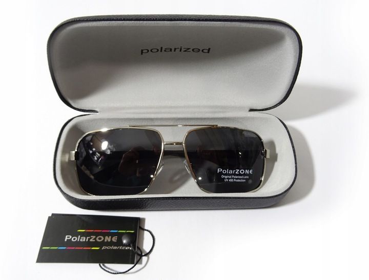OKULARY PolarZone POLARYZACYJNE MĘSKIE PRZECIWSŁONECZNE KIEROWCOW FILTR ETU zdjęcie 4
