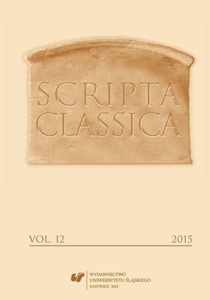(pdf) Scripta Classica. Vol. 12 zdjęcie 1