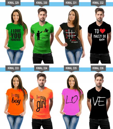 Koszulki z nadrukiem dla Par Prezent Mąż Żona na Arena.pl